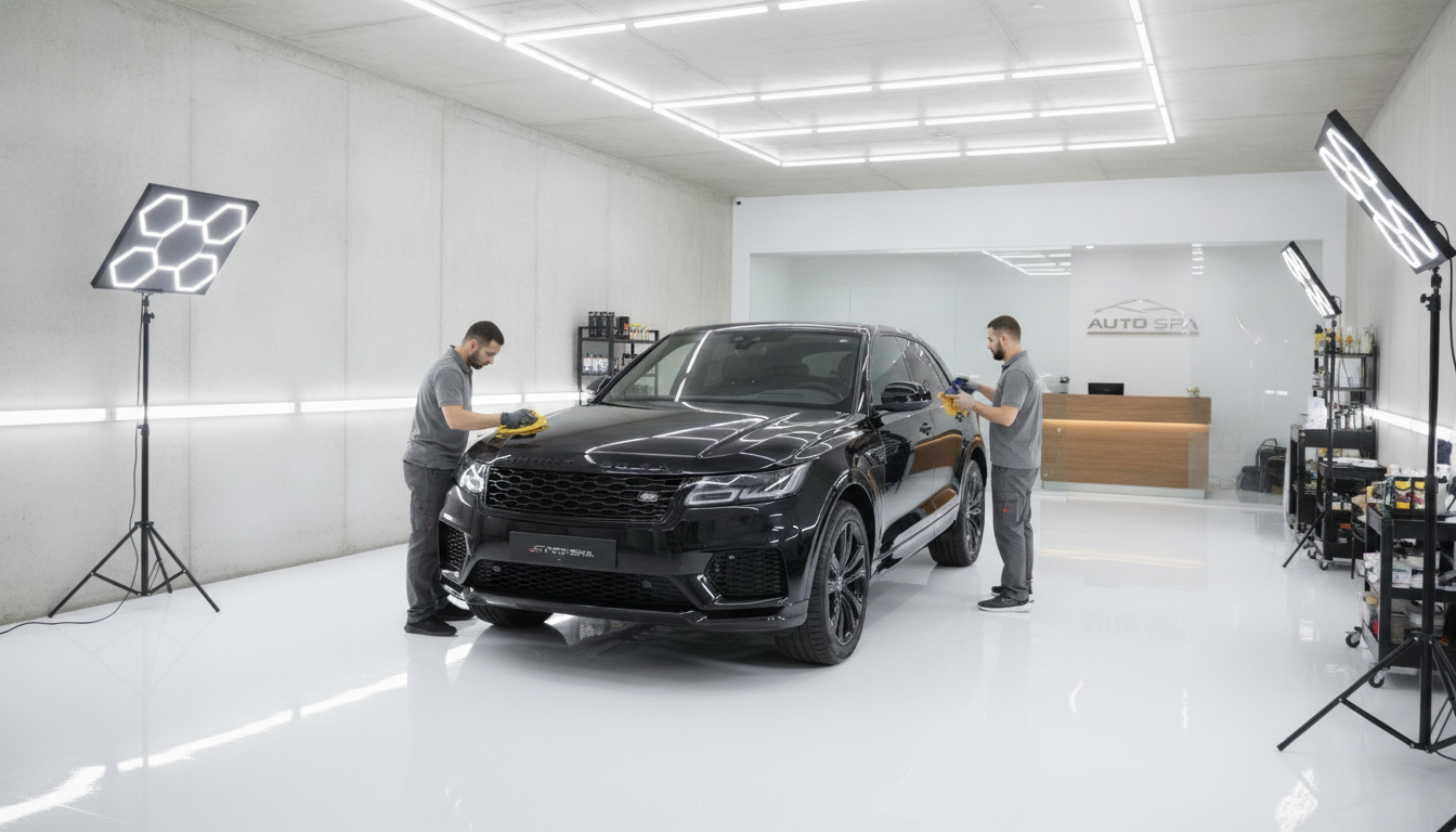 Luxury SUV detailing